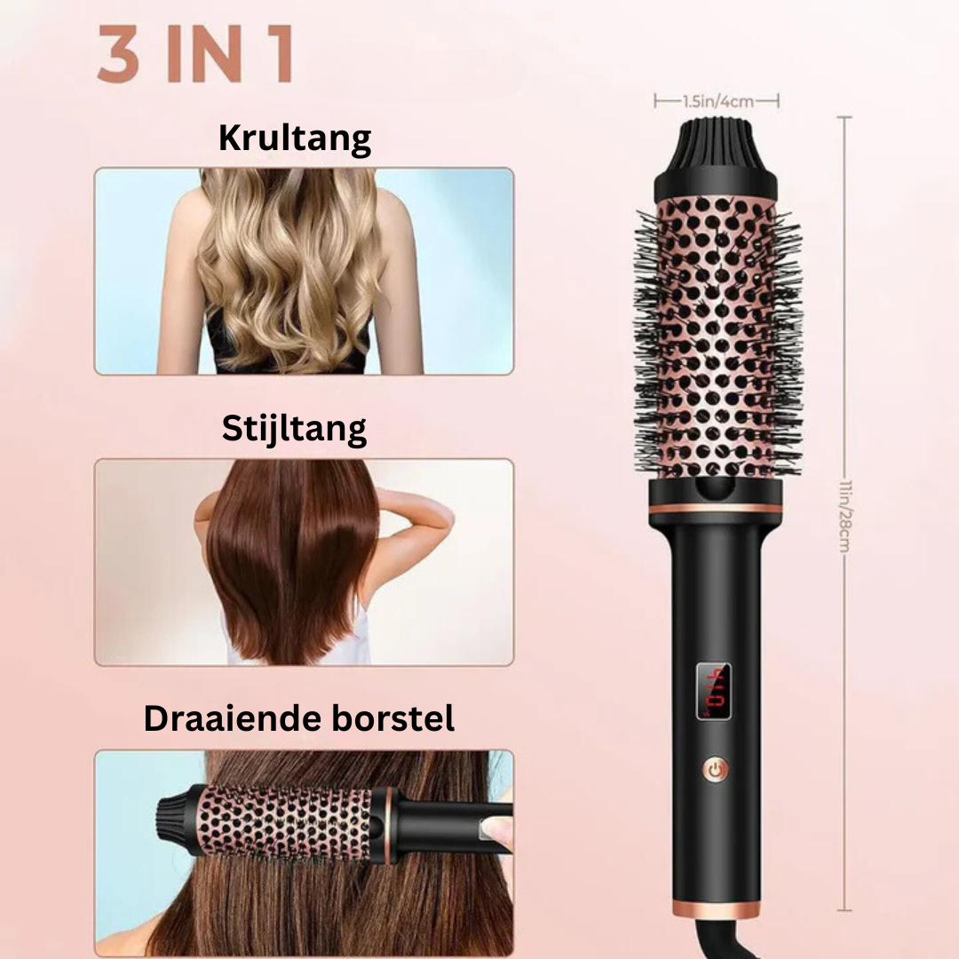 Verwarmde stijlborstel