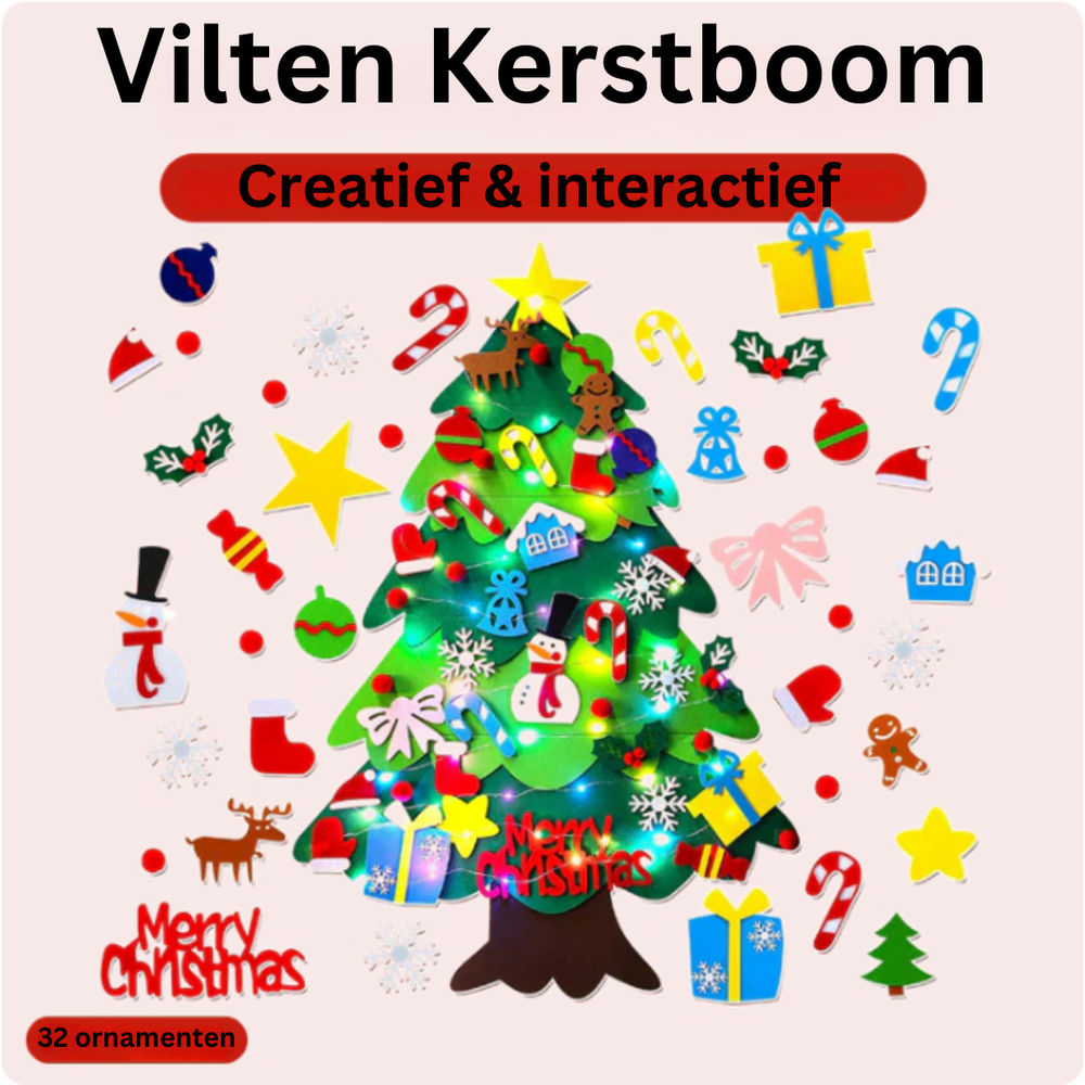 Vilten kerstboom
