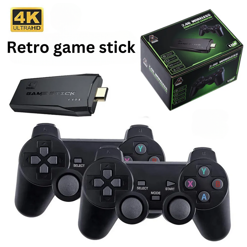 Retro gamestick met 2 controllers