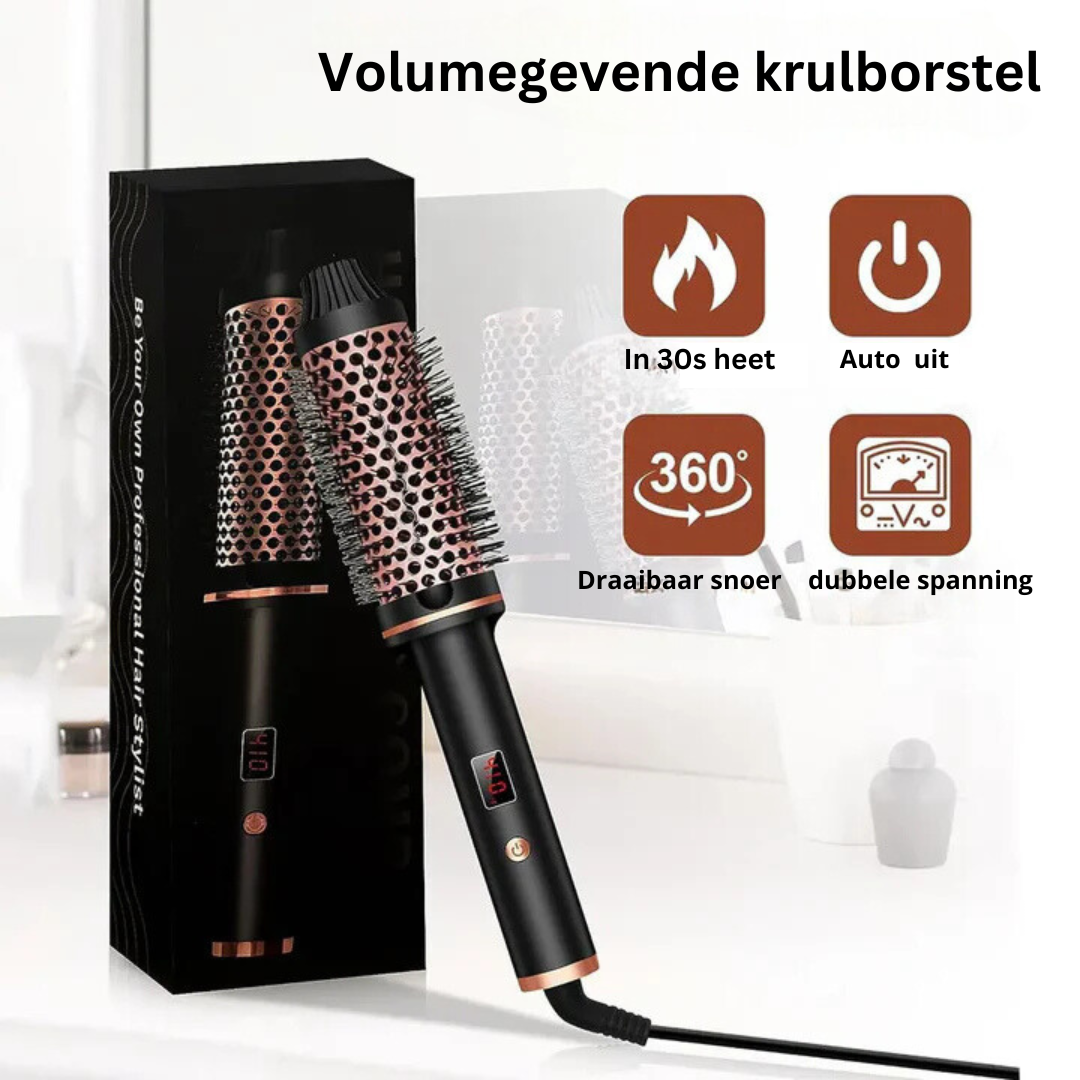 Verwarmde stijlborstel